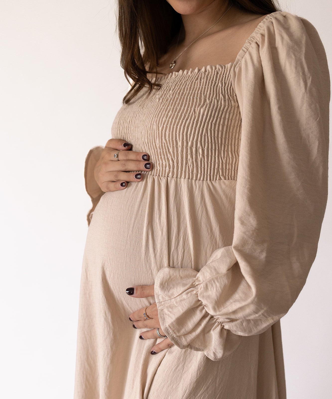 FALL ETHEREAL DRESS BEIGE