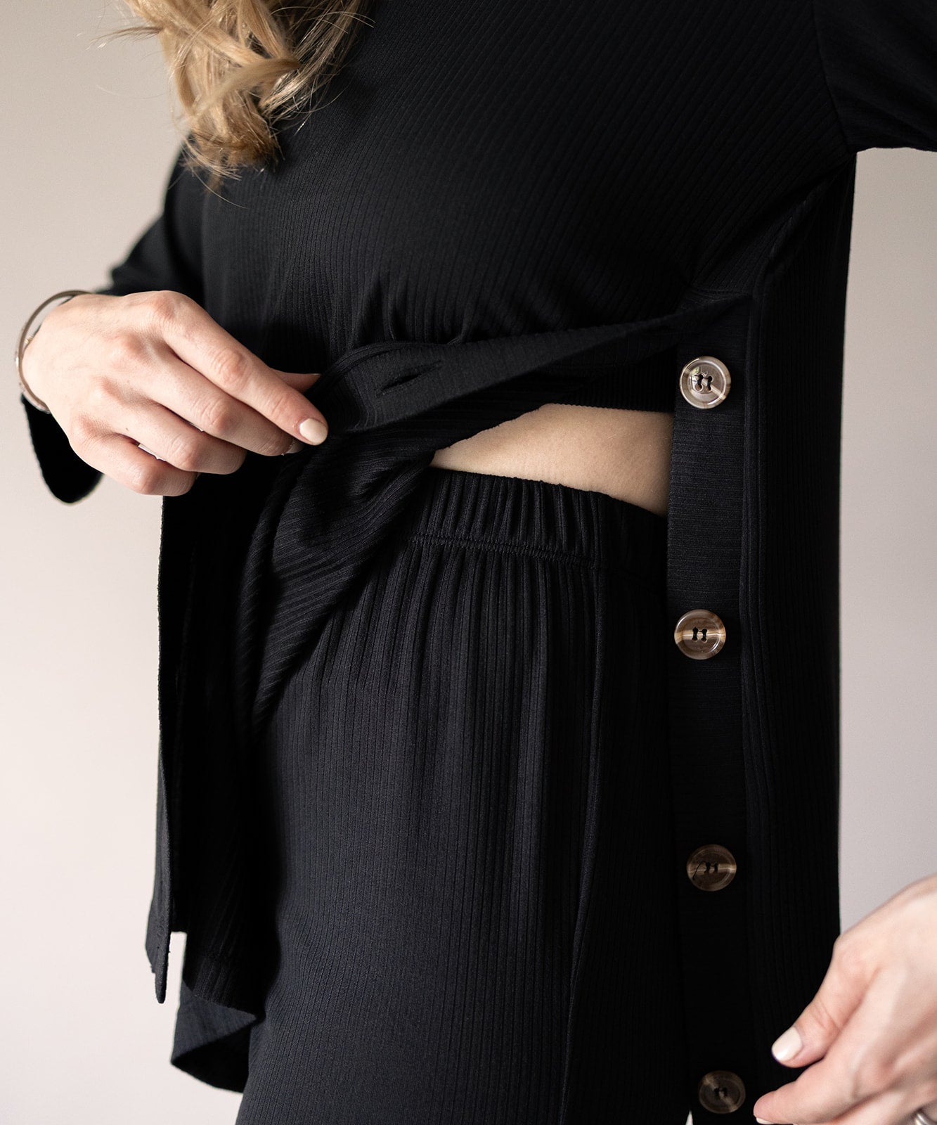 OFFLINE LONG SLEEVE SET BLACK