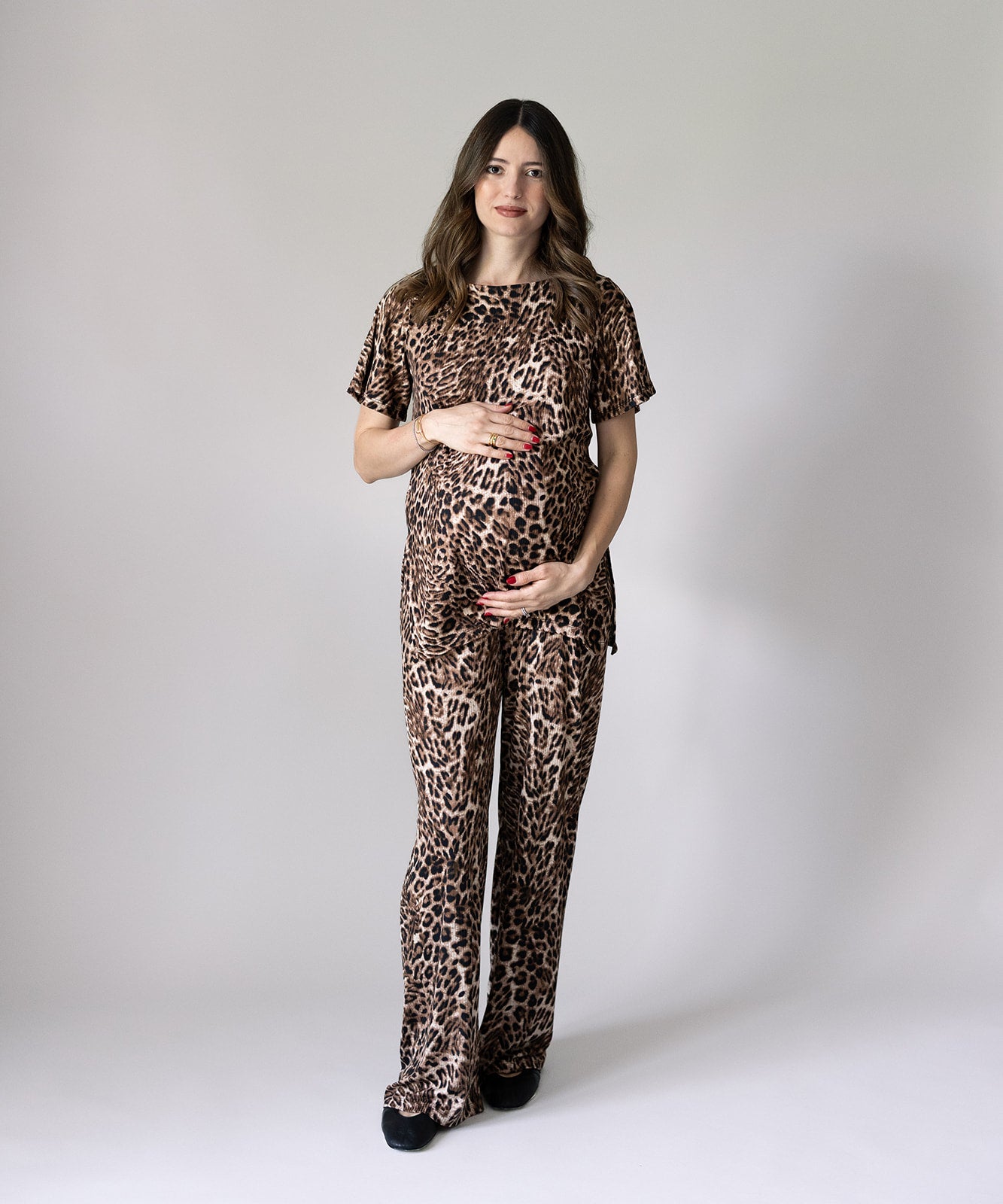 CHIC SHORT SLEEVE SET PRINT