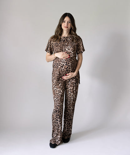 CHIC SHORT SLEEVE SET PRINT