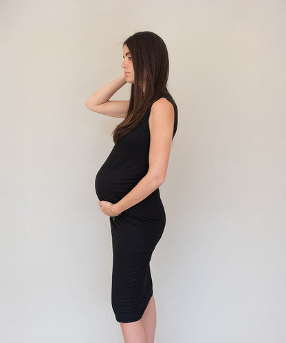 DAILY MIDI DRESS BLACK