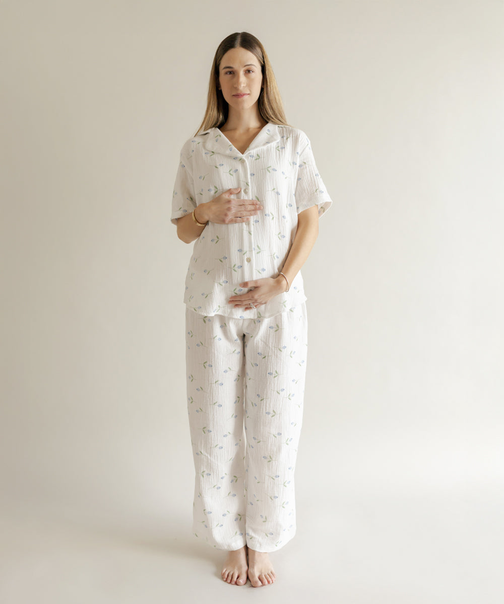 DAY OFF COTTON PIJAMA BLUE