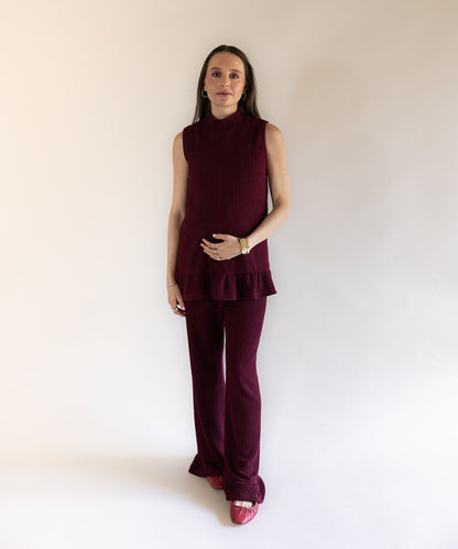 ELORA SET BURGUNDY