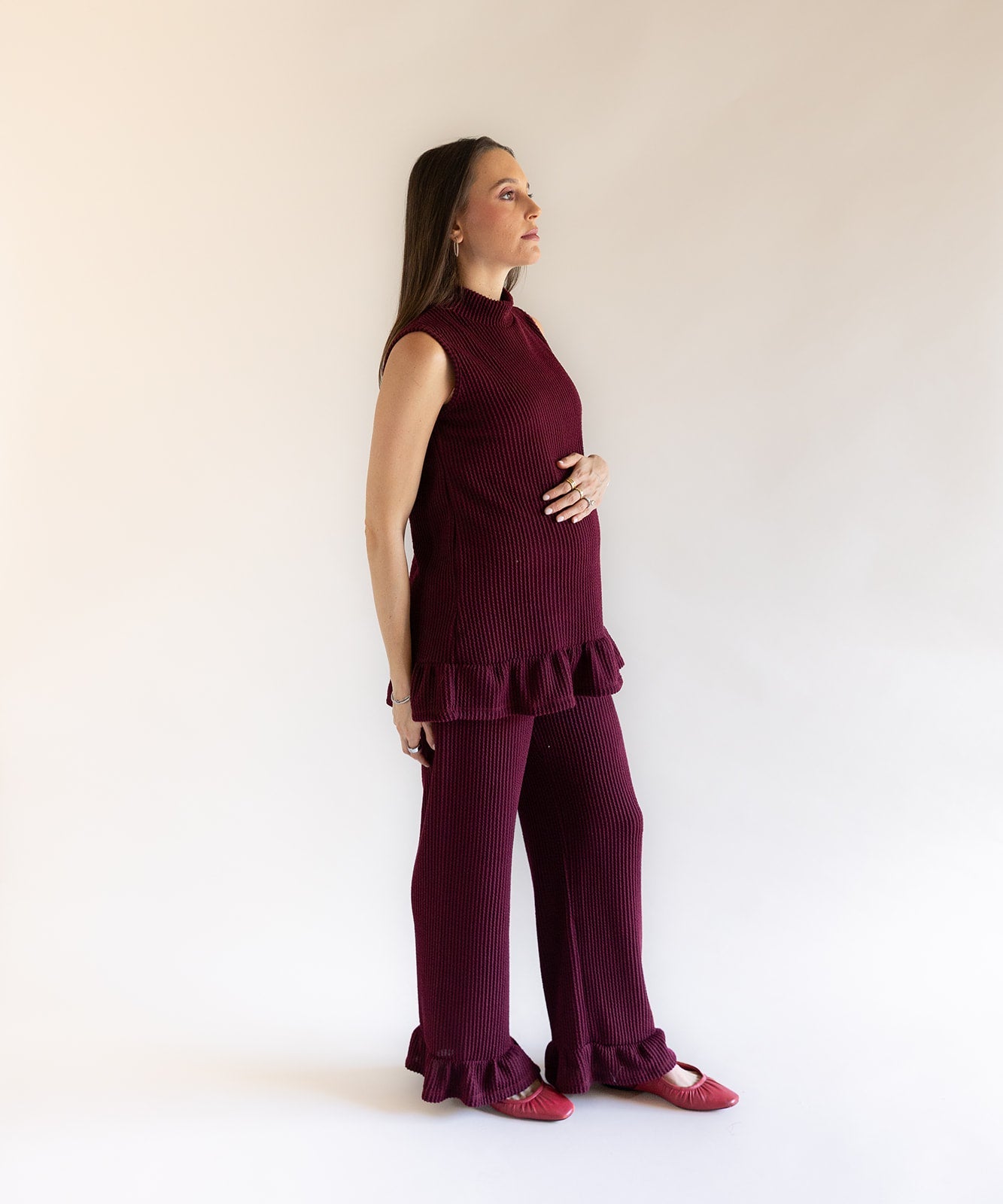 ELORA SET BURGUNDY