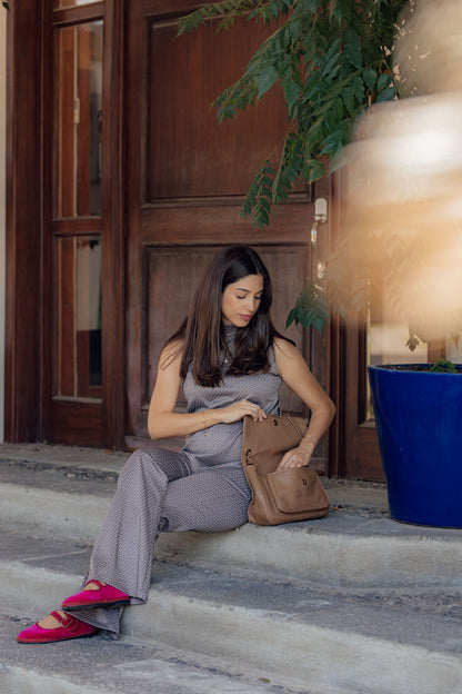 FAV SET PRINT TERRACOTA