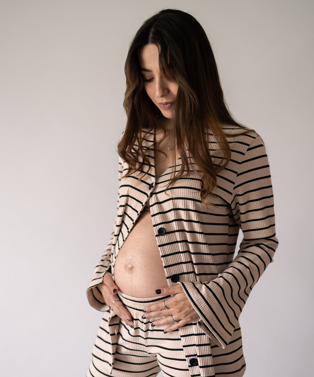 HONEY LOW RISE SET STRIPES