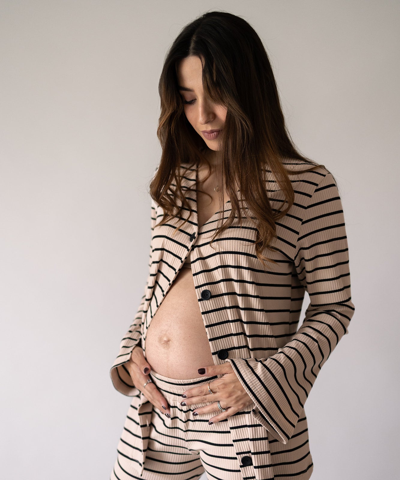 HONEY LOW RISE SET STRIPES