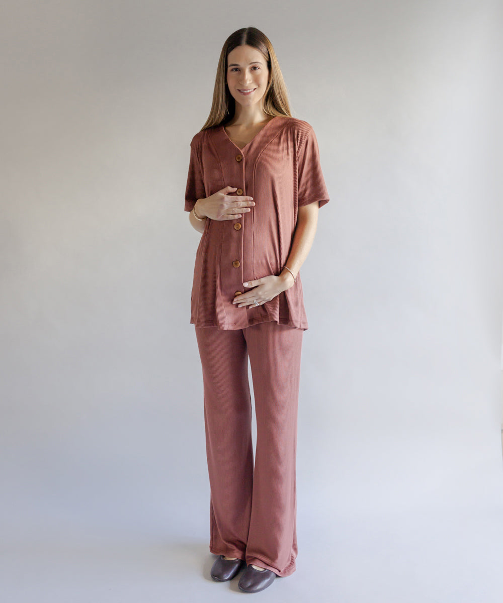 HONEY LOW RISE SET TERRACOTA
