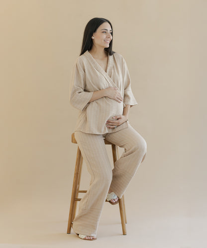KIMONO SET BEIGE