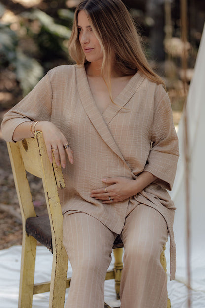 KIMONO SET BEIGE