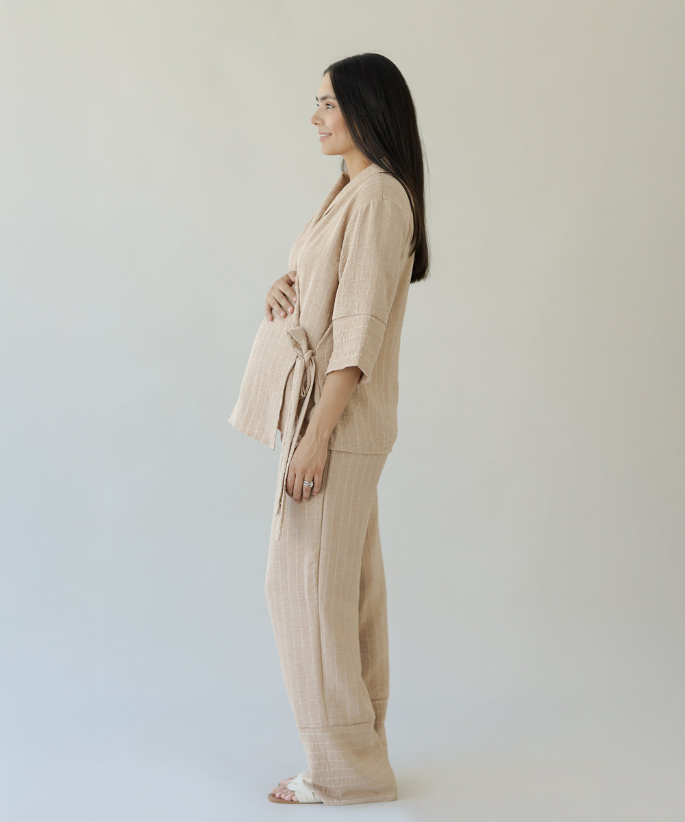 KIMONO SET BEIGE
