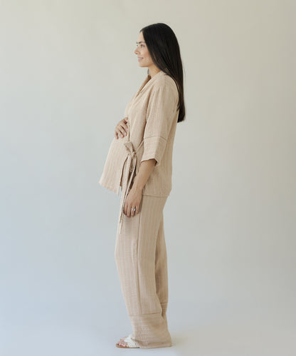 KIMONO SET BEIGE