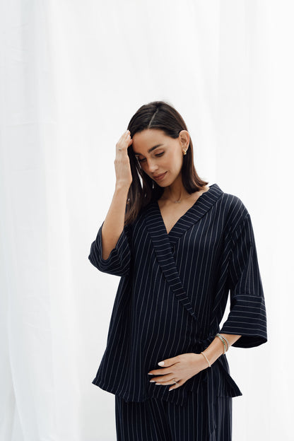 KIMONO SET NAVY