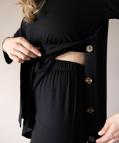 OFFLINE LONG SLEEVE SET BLACK