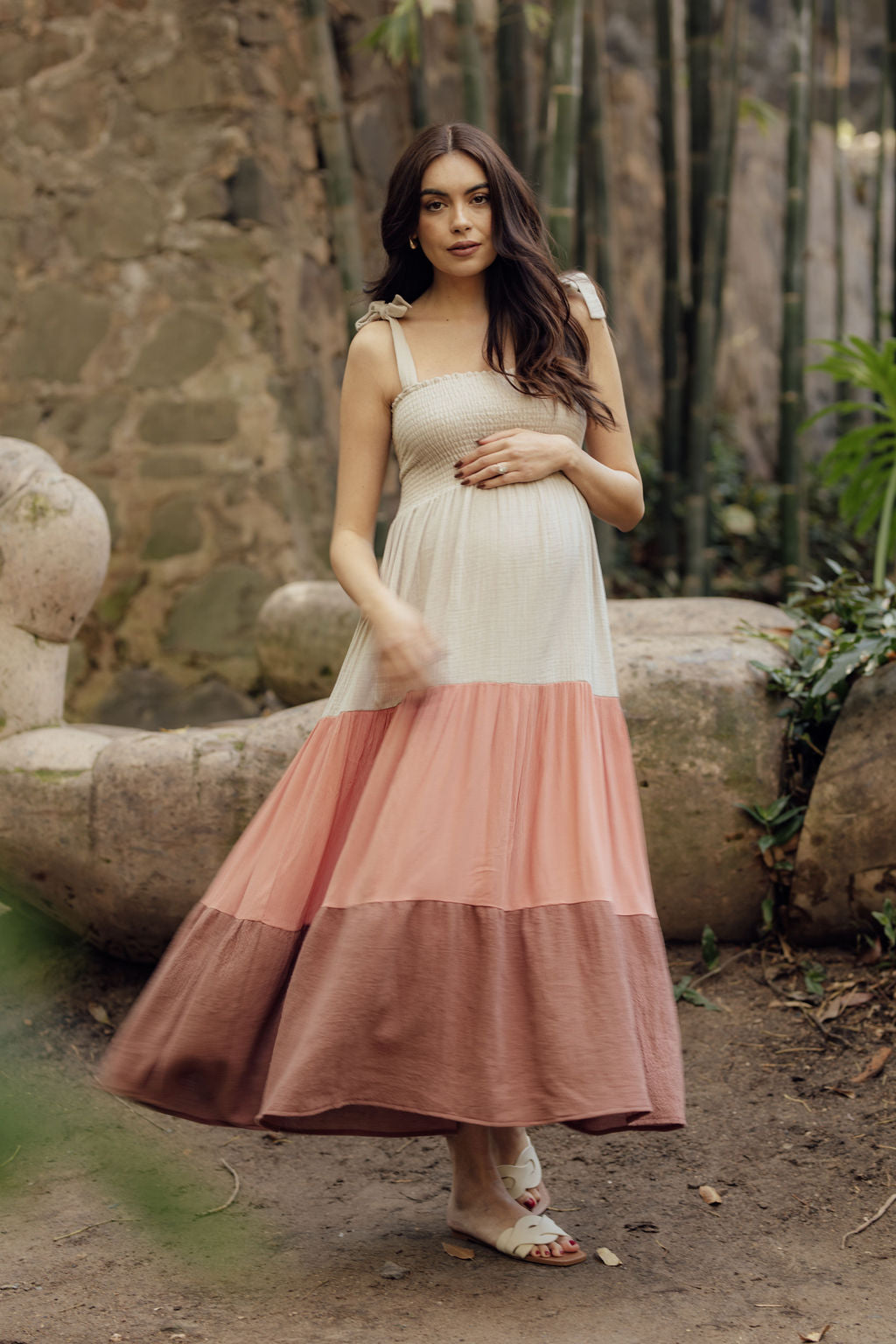 PALM SPRING DRESS TERRACOTA