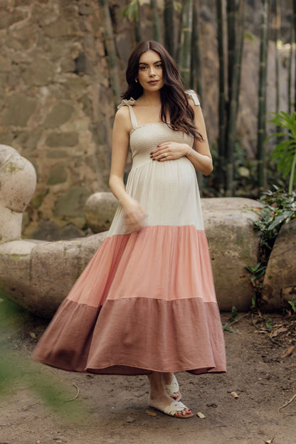 PALM SPRING DRESS TERRACOTA