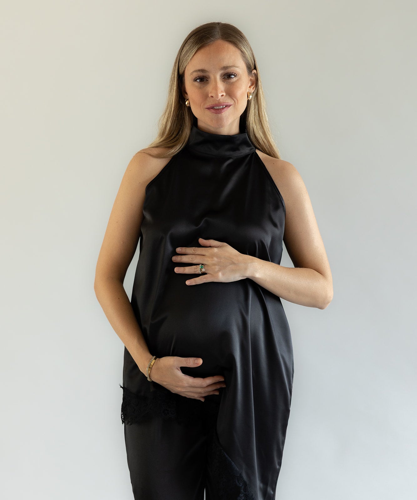 SATIN SET BLACK