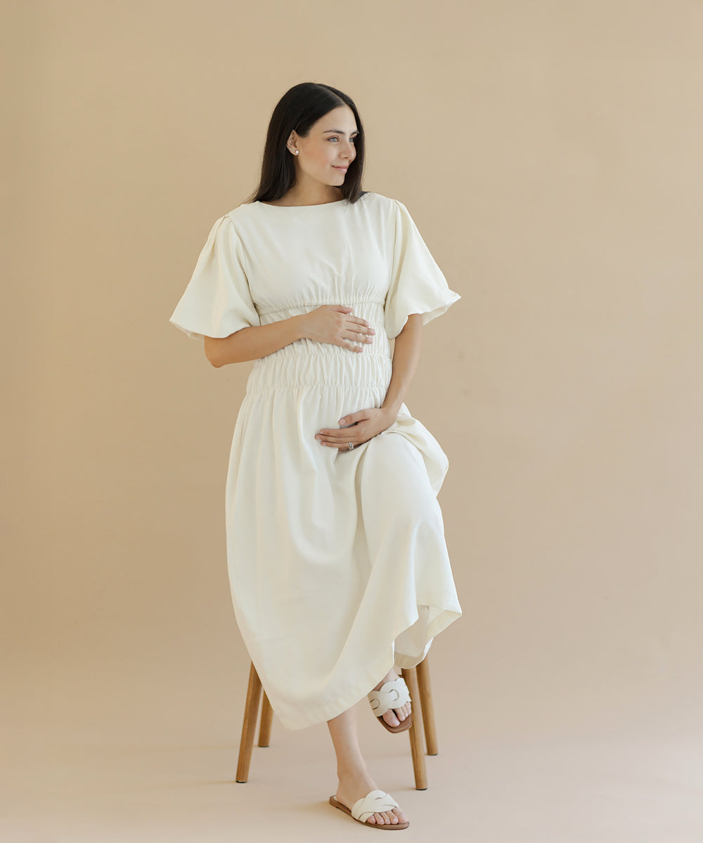SEASON DRESS IVORY