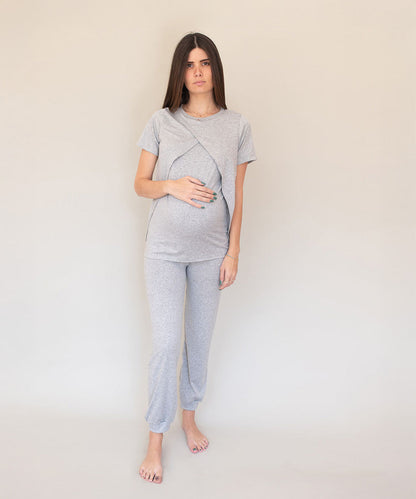 STAY IN GREY PIJAMA