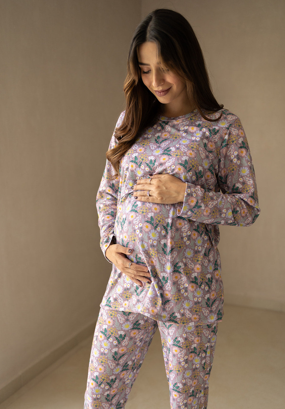 STAY HOME PIJAMA LILA