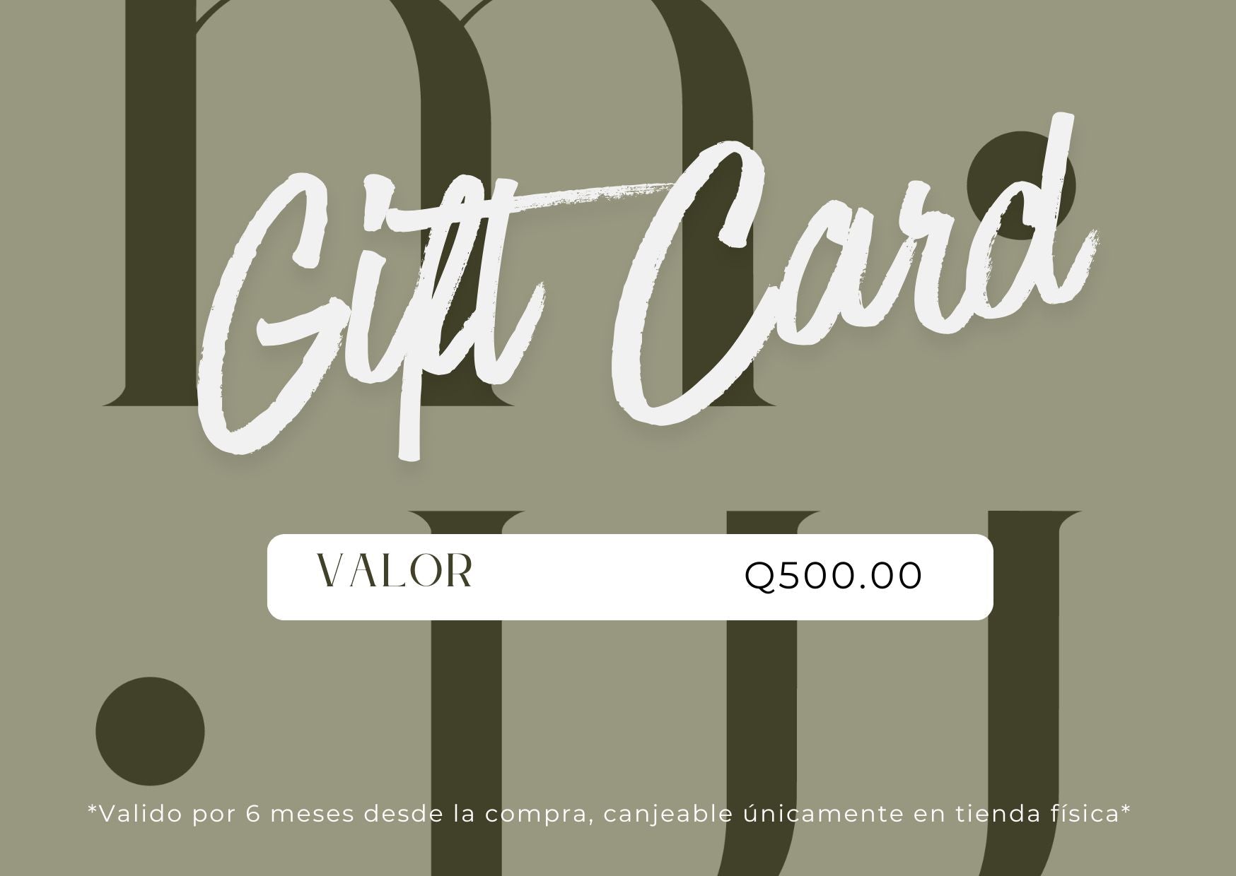 GIFT CARD