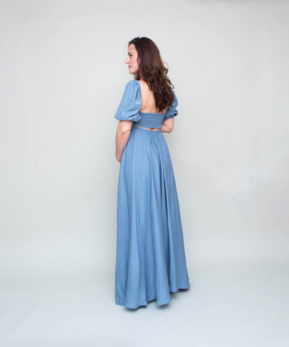 ETHEREAL DRESS BLUE